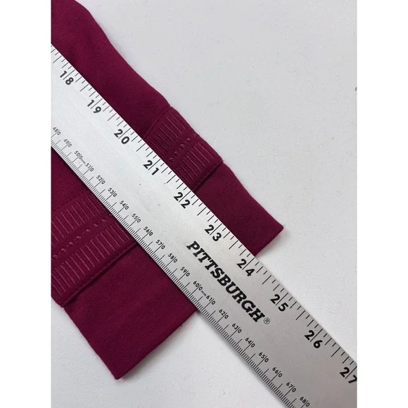 White House Black Market Jacket Military Ponte Knit Red Women's Size 2 - Picture 8 of 8